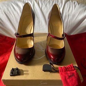Christian Louboutin Mary Jane Red Sole Pump
